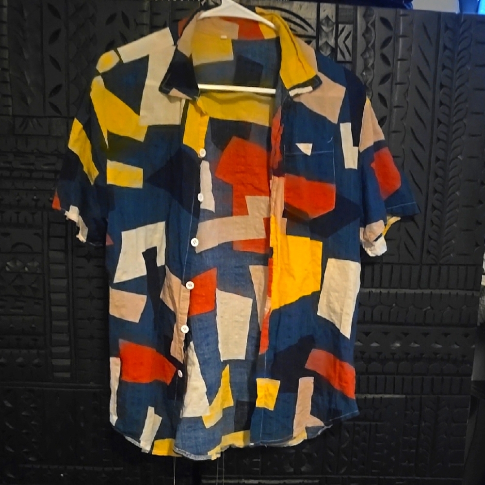 Multicolor Abstract Shirt